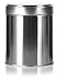 JUVITUS Wide Round Twist Top Tea Tin Canister Containers and Metal Scoop Spoon, For Loose Leaf Tea, Coffee, Sugar Storage, Spices (6)