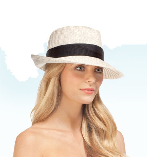 Eric Javits Squishee Classic in Cream/Black