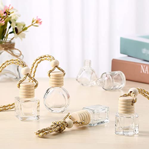 12 Pieces Car Air Freshener Perfume Bottle Empty Refillable Car Perfume
