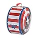 Vandor Marvel Shield Shaped Tin Tote, Multicolored
