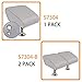 iCOVER Boat Folding Seat Cover-1 Pack 600 Denier Canvas Waterproof Heavy-Duty Weather Resistant Material Trailerable Fishing Chair Covers