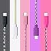 Micro USB Cable 6ft, Pofesun 10Pack 6FT Android Charger Cord Long Nylon Braided Sync and Fast Charging Cables Compatible Galaxy J8 J7/S7 S6 Edge/Note5, Sony, Motorola, HTC, LG Android Tablets and More