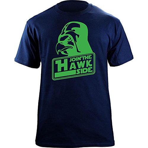 Original Join the Hawk Side Classic T-Shirt(X-Large, Navy)