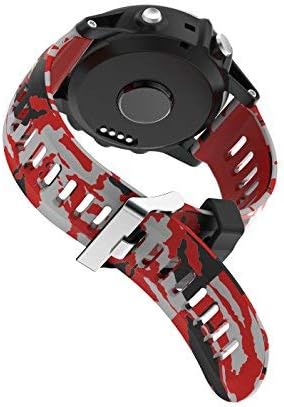 SUPORE Garmin Fenix 3 Correa de Reloj, reemplazo Respirable Suave del silicón Pulsera Hermosa Deporte y edición para Fenix 3/Fenix 3 HR/Fenix 5X ...