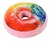 Cheer Collection Round Donut Pillow | 2-in-1 Reversible Super Soft Microplush Doughnut Pillow - Rainbow Icing, Rainbow Sprinkles