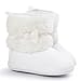 Ecosin(TM) Baby Bowknot Keep Warm Soft Sole Snow Boots Crib Prewalker Shoes Toddler (0~6Month, White)