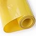 Heat Transfer Vinyl HTV for T-Shirts 12 Inches by 5 Feet Roll (Yellow)