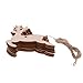 Pack of 10 Wooden Reindeer Cutouts for Wooden Crafts Christmas Tree Ornaments Hanging Decoration