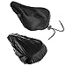 LIVEHITOP Gel Bike Seat, Most Comfortable Soft Narrow Bicycle Saddle Cover Cushion with Water Resistant Cover Bag for Indoor Outdoor Cycling.