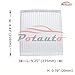 POTAUTO MAP 1005W (CF10138) High Performance Car Cabin Air Filter Replacement for LEXUS IS300 RX300, TOYOTA HIGHLANDER