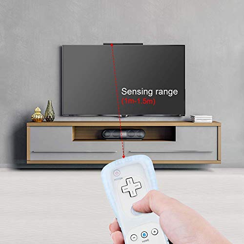 Maliralt Wii Sensor Bar with USB Wired, LP05 Wired Receiver Infrared Sensor Bar Motion Sensor Inductor by USB Wired Cable with Stand for Nintendo Wii/Wii U Console - Thumbnail 2
