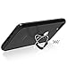 JETech Case for iPhone 7 and iPhone 8, Ring Holder Kickstand, Shock-Absorption Bumper Cover, Black