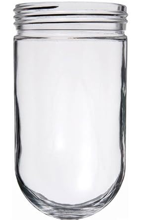 RAB Lighting GL60 Vaporproof Threaded Glass 3 Tier Replacement Globe