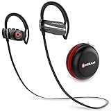 Bluetooth Earbuds, Waterproof Wireless Headphones w/ Mic, In-Ear Buds for Running Sport Workout, Compatible w/ iPhone Samsung Cell Phones, 12Hrs Play, Noise Cancelling, Sweatproof Headsets-AKIZAN M2