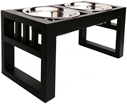 Libro Double Diner - Raised Dog Feeder - 11" Tall
