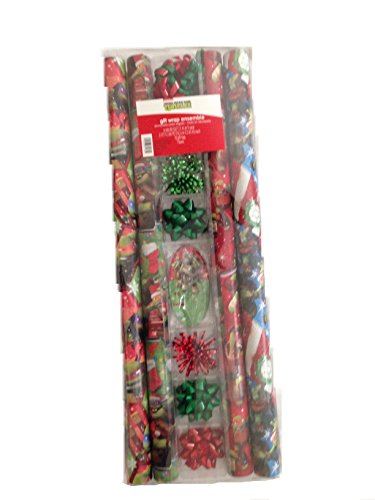 Nickelodeon TMNT Gift Wrap Ensemble Teenage Mutant Ninja Turtles Bows & Tags