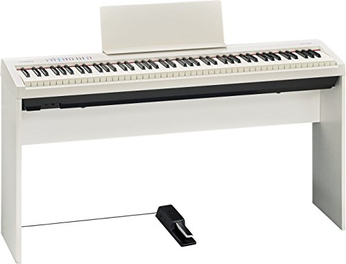 Roland 88-Note Digital Piano with Stand and Pedalboard, White (FP-30-WHC)