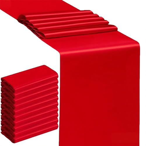 SINSSOWL Red Table Runner