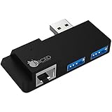 Juiced Systems Surface Pro 4 -Multifunction Adapter - Designed for Surface Pro 4 &amp; New Surface Pro (2017) - 2x USB 3.0 ports | Ethernet Port