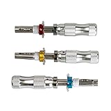 FidgetKute 3 Pcs Tubular 7 Pins Pick Tool OBD2 Tubular Pi-ck Tool