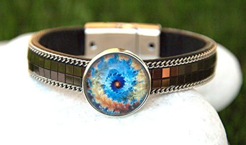 Ginger Snaps Jewelry / Metallic Leather Bracelet / Snap Charms Bracelet / Noosa Snaps /Snap Buttons Bracelet,/ Gingersnaps Jewelry / Snap Charms Bracelet