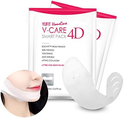 YUFIT Home Care V-Care Smart Pack 4D Earring Type Mask Pack Set(16ea for 1 Month)