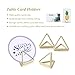 Aieve Place Card Holders, 24 Pack Triangle Shape Table Card Holders Wedding Table Number Holders Photo Holder Pictures Stand Clips