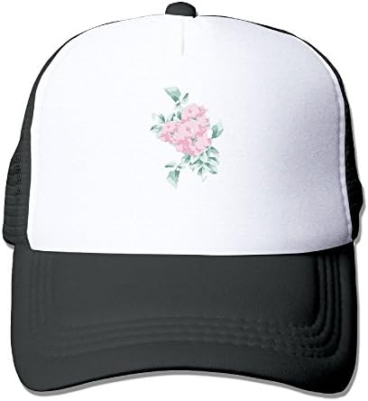 Pink Flowers Unisex Mesh Hat Baseball Cap Cotton Peak Cap