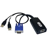 TRIPP LITE KVM Switch USB Server Interface Unit Virtual Media HD15 USB RJ45 (B078-101-USB2)
