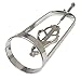Clover Nipple Clamps Breasts Cage - Heavy Duty Flirt Metal Clover Breasts Cage Torture Nipple Clips (Silver)