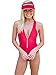 LIFEGUARD Officially Licensed Junior Size Ladies One-Piece Zipper Swimsuit (34)