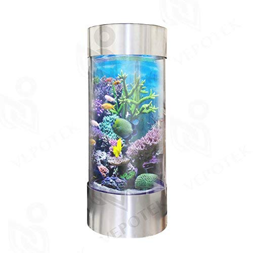 Vepotek Aquarium Tank Size: 58″ H x 23.5″ W x 23.5″ D