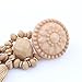 Boderier Bohemian Statement Thread Tassel Chandelier Drop Dangle Earrings with Cassandra Button Stud (Brown)