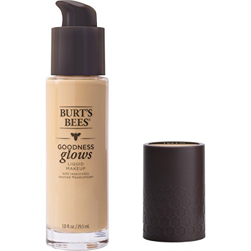 Burt s Bees Goodness Glows Liquid Foundation, Buff, 1.0 Ounce