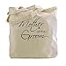 ELEGANTPARK Mother of The Groom Gifts Bag for Women Mother of The Groom Tote Bag Mother Gifts Bag for Wedding Gifts 100% Cotton