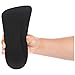 CALTO Height Increase Half Elevator Insole for Men – 1/2 Inch Taller Heel Lift Insert (2 Pack) Blackthumb 4