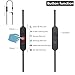 Haoos 3.5mm Replacement Monster Headphone Audio Cable with In-Line Remote, Microphone for Monster NCredible N-Ture, Roc/iSport Freedom, Elements, Monster DNA/DNA PRO/DNA PRO 2.O, DJ, 24K(4.3FT,Black)