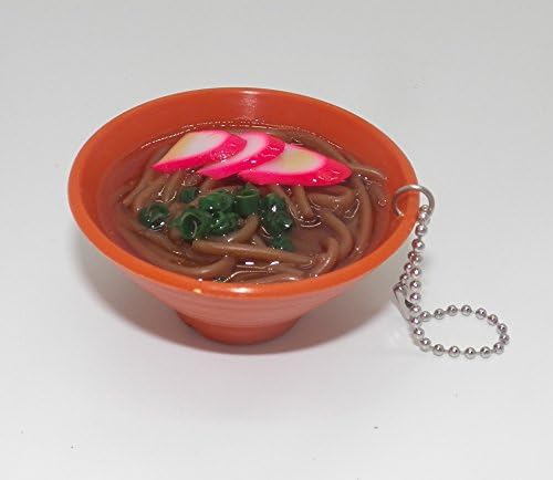 3" Cute Udon Ramen Soba Japanese Noodle Soup Bowl Charm Key Chain #6