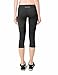 BALEAF Women's Yoga Pants Workout Capris Leggings Pockets Mid Waist Crop Athletic Running Tights Black Grey M