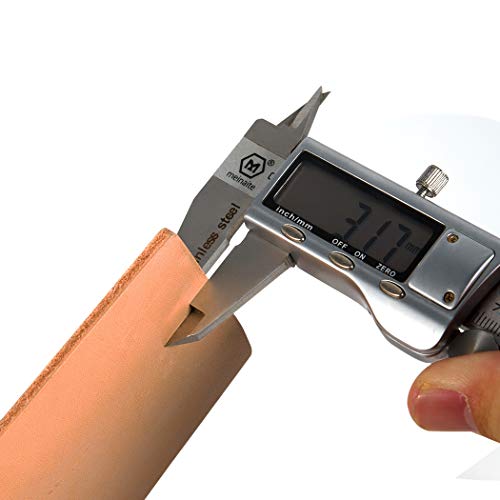 Genuine Leather Strop with Polishing Compounds Stropping Knife Sharpening Kit with Smooth