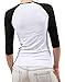 ZQND You Two Cats Black 3/4 Sleeves Raglan T Shirt For Mother Size M