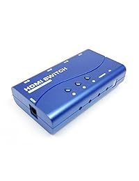 CKL 3 puertos HDMI Switch Selector con IR inalámbrico Mando a Distancia 3 en 1 Out HDMI Switcher 1080p 3d hd-83 m