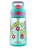 Contigo AUTOSPOUT Straw Striker Kids Water Bottle, 14 oz, Ultramarine