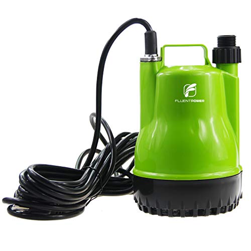 Buy Fluentpower 1/4 Hp Portable Submersible Utility Pump With 1500 Gph