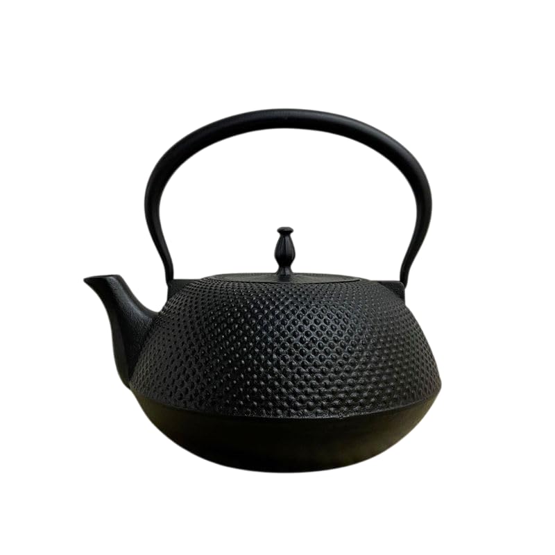 Photo 1 of Japanese Cast Iron Tea Kettle – 1.5L Nambu Tetsubin with Arare Pattern