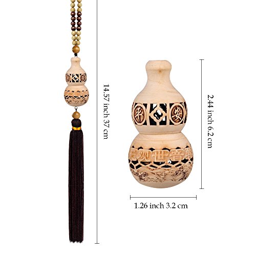 COGEEK Car Ornament Gourd Air Freshener For Essential Oils Car Perfume Bottle - Thumbnail 5