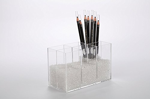 Vencer Makeup Brush Holder & Makeup Organizer with Diamond Beads