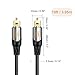 CableCreation Digital Audio Cable 10FT, Digital Optical Cable [24K Gold Connector, Nylon Braided] Optical Audio Cable for Home Theater, Sound Bar, TV, PS4, Xbox & More, 3M