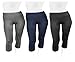 AERO|TECH|DESIGNS Plus Women's Spandex Exercise Capri - Available Padded or Unpadded
