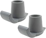 Lifeswonderful Zimmer Walker Glides Skis with Ferrules 25mm Pair view 1